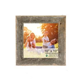 10â€ X 10â€ Rustic Farmhouse Gray Wood Frame