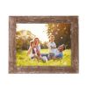 10â€ X 10â€  Rustic Farmhouse Brown Wood Frame