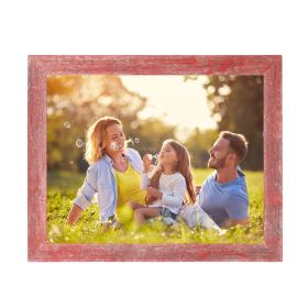 12â€ X 12â€  Rustic Farmhouse Red Wood Frame