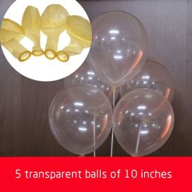 Y10-Inch Latex Glossy Transparent Ball Bubble Balloon Background Wall Art Photo Baking Photo Props