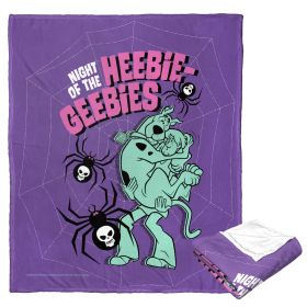 Warner Bros. Scooby-Doo Silk Touch Throw Blanket, 50" x 60", Heebie Geebies Night