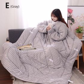 Winter Lazy Quilt with Sleeves (Option: 7)