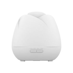 2023 New Rose Aroma Diffuser Negative Ion Diffuser Humidifier Colorful Atmosphere Lamp Aroma Diffuser (plug: UK, Color: White)